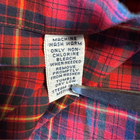 Ralph Lauren Blake men’s long sleeve button down plaid shirt size large. - Picture 5 of 8